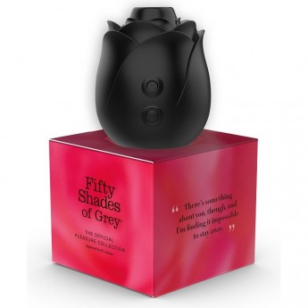 Бесконтактный клиторальный стимулятор WOMANIZER BLACK ROSE SILICONE CLITORAL SUCTION